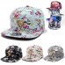   Floral Flower Snapback HipHop Hat Flat Adjustable Baseball Cap  eb-98393628